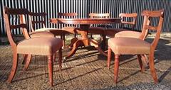8 plus one free spare Regency Oak wonderful  dining chairs 33½h 20w 20d 18hs _22.JPG